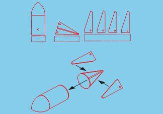 CMK 7216 WW IIGerm. bombs SC 250kg 6pcs 1/72