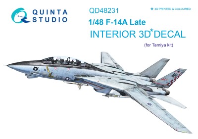 Quinta studio QD48231 F-14A Late (Tamiya) 1/48