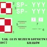 Model Maker Decals D48077 Yakovlev Yak-18 SP-YYY decal + mask 1/48
