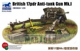 Bronco CB35024 British 17-dr Anti-tank gun Mk.1 1/35