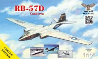 Sova-M 14012 RB-57D Canberra High Altitude Recon.Aircraft 1/144