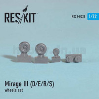 ResKit RS72-0029 Mirage III (D/E/R/S) wheels set 1/72