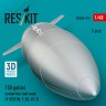 Reskit U48575 150 gallon centerline fuel tank (1 pc.) 1/48