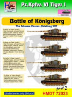 Hm Decals HMDT72023 1/72 Decals Pz.Kpfw.VI Tiger I Battle K?nigsberg 2