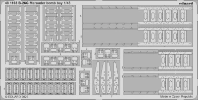 Eduard 481165 B-26G Marauder bomb bay (ICM) SET 1/48