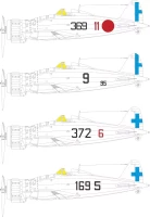 Eduard JX345 Mask MC.200 Saetta tactical marking (ITAL) 1/32