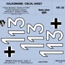 Weikert Decals 298 PzKpfw. VI TIGER I - 113 Mjr Schmidt, 1944 1/16