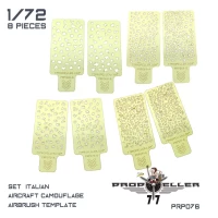 77 Propeller 77PRP076 SET Italian aircraft camo templates (8 pcs.) 1/72