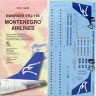 BOA Decals 14496 Embraer ERJ-195 Montenegro (REV) 1/144