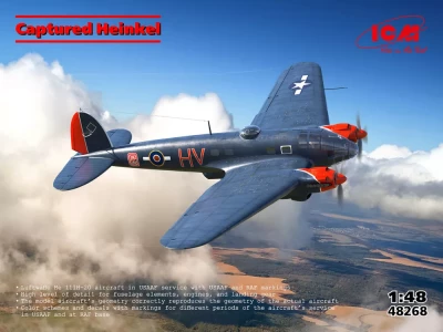 ICM 48268 Captured Heinkel (USAAF/RAF) 1/48