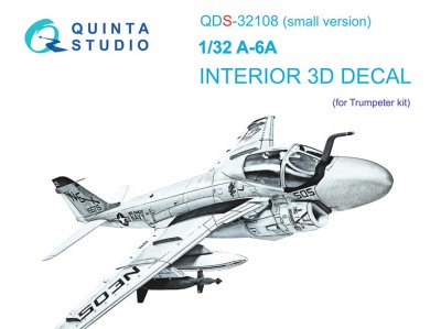 Quinta studio QDS-32108 A-6A Intruder (Trumpeter) (Small version) 1/32