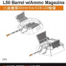 Voyager Model VBS0140 WWII German 20mm KwK38 L50 Barrel w/Ammo Magezine (For all) 1/35