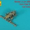 Aber 35L355 2cm 8 barrels to SMK 18 typ 2 Salvehmaschinenkanone 1/35