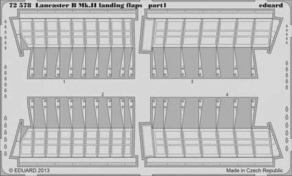 Eduard 72578 Lancaster B Mk.II landing flaps
