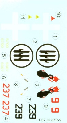 LF Model C3221 Decals Ju 87 R-2 (TRUMP/REV) Part II. 1/32