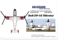 Anigrand ANIG2030 Bell XV-15 Tiltrotor In 1965, 1/72