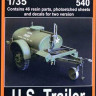 Plus model 540 1/35 US Trailer water tank (complete resin kit)