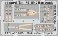 Eduard FE1540 Barracuda seatbelts STEEL (TRUMP) 1/48
