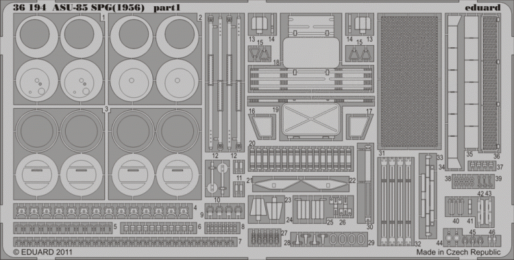 Eduard 36194 ASU-85 SPG (1956) (Future release)