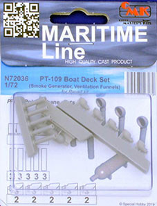 CMK N72036 PT-109 Boat Deck Set (REV) 1/72