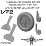 77 Propeller 77PRP-7006 Wheels & Chassis cover Bf 109 A/B/C/D (AZ/KP) 1/72