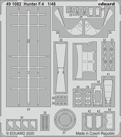 Eduard 491082 SET Hunter F.4 (AIRF)