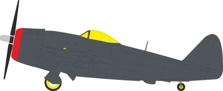 Eduard EX1181 Mask P-47M TFace (TAM) 1/48