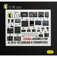 Reskit K32064 Avionics for A-7E/D CORSAIR II (TRUMP) 1/32