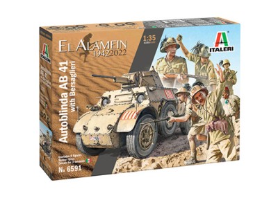 Italeri 06591 Autoblinda AB 41 with Bersaglieri El Alamein 1/35