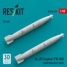 Reskit RSU48-568 Su-25 Frogfoot PTB-800 underw.fuel tanks (2x) 1/48