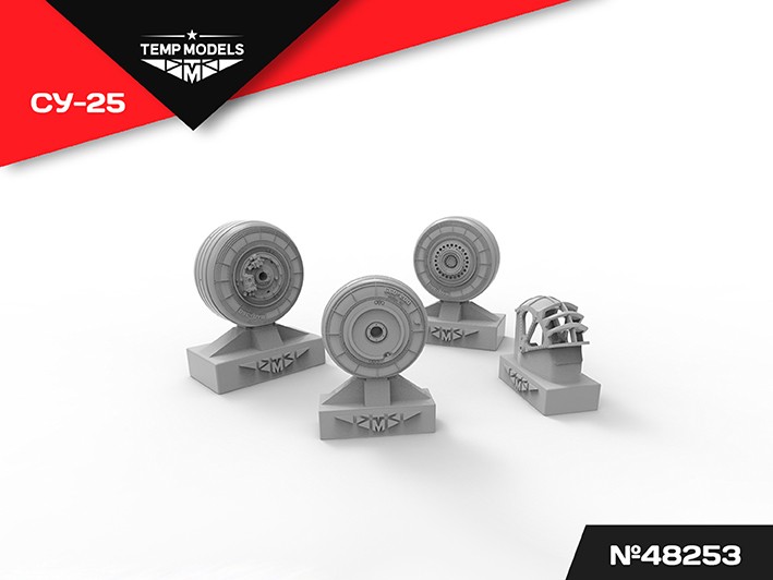 Temp Models 48253 Колеса шасси Су-25 1/48