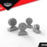 Temp Models 48253 Колеса шасси Су-25 1/48
