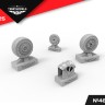 Temp Models 48253 Колеса шасси Су-25 1/48