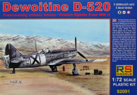 Rs Model 92091 Dewoitine D-520 Bulgaria 1/72