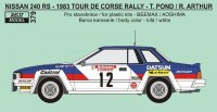 Reji Model 379 Transkit Nissan 240 RS Tour de Corse 1983 1/24