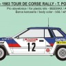 Reji Model 379 Transkit Nissan 240 RS Tour de Corse 1983 1/24