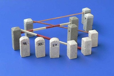 Hauler HLX48397 Stone bollards (resin diorama set) 1/48