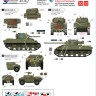 Star Decals STAR35862 27th Armoured Brigade, D-Day and Normandy.Brigade HQ and East Riding YeomanrySherman Mk.III. Cassius.Firefly Mk.VcHumber Scout Car 1/35