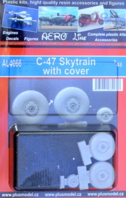Plusmodel AL4066 C-47 Skytrain - wheels with cover 1/48