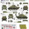 Star Decals STAR35989 U.S. 66th Armored Regiment in Normandy. M4 Sherman 1/35