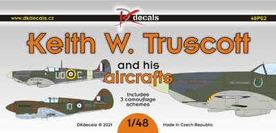 Dk Decals 48P02 Keith W. Truscott and his aircraft (3x camo) 1/48