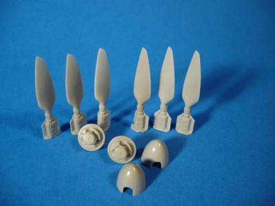 Sbs Model 48002 He-111 VS-11 - Propeller set (REV/MONO) 1/48