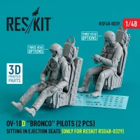 Reskit F48039 OV-10D 'Bronco' pilots sitting in eject.seats 1/48
