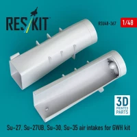 Reskit U48367 Su-27, Su-27UB air intakes (GWH) 1/48