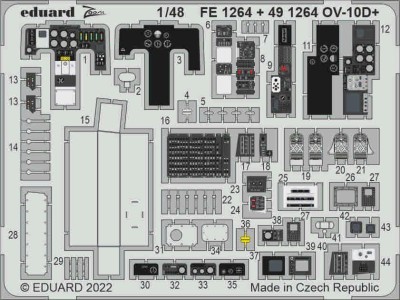 Eduard 491264 SET OV-10D+ (ICM) 1/48