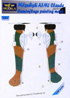 Lf Model M4864 Mask Mitsubishi A5M1 Claude Camoufl.painting 1/48