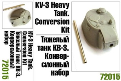 Zebrano 72015 Тяжелый танк КВ-3. Конверсионный набор 1/72
