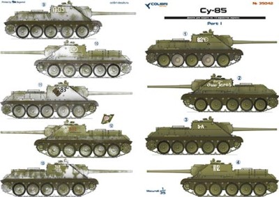 Colibri decals 35042 Су-85 Part I 1/35