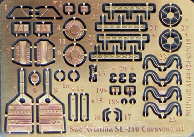 NH Detail NHA144024 Sud-Aviation SE-210 Caravelle III Detail Set 1/144