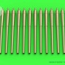 Master SM-700-050 USN 14in/50 (35,6 cm) gun barrels - for turrets without blastbags (12pcs) - New Mexico (BB-40) and Tennessee (BB-43) classes